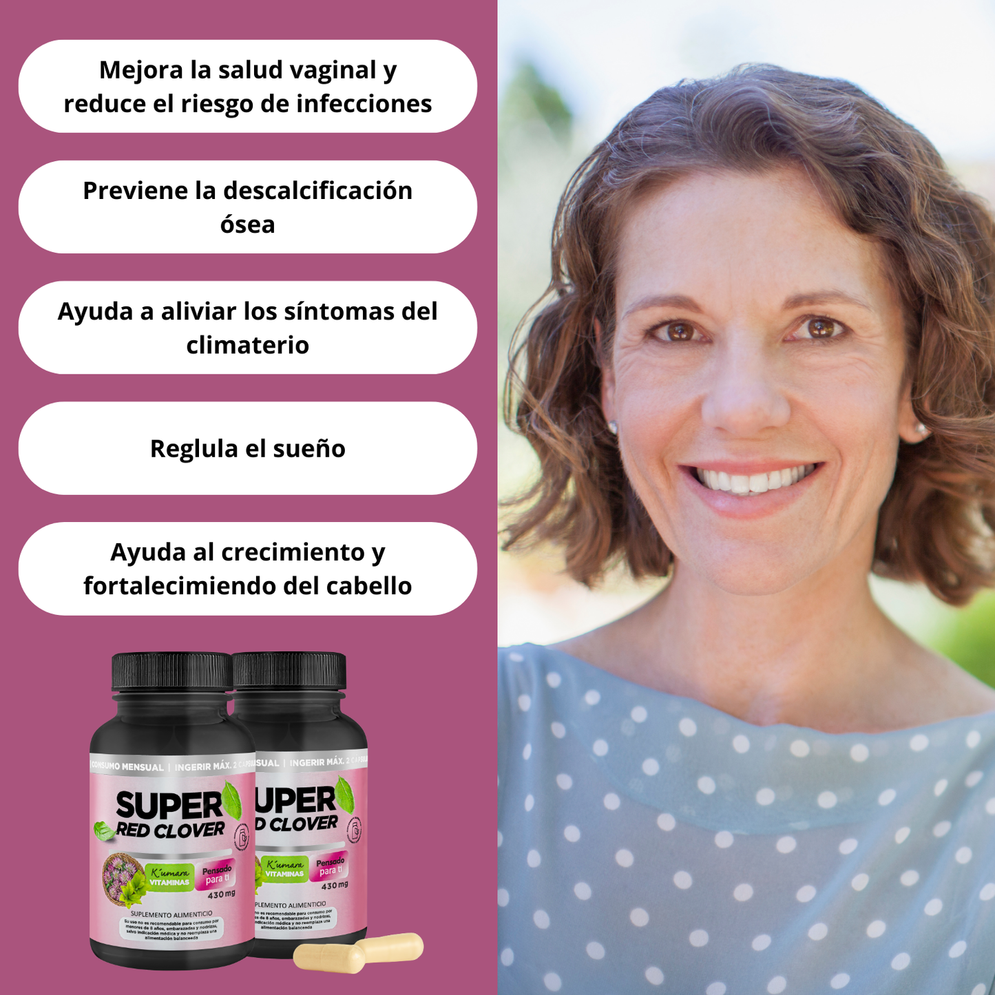 Super Red Clover (Suplemento para la Menopausia)